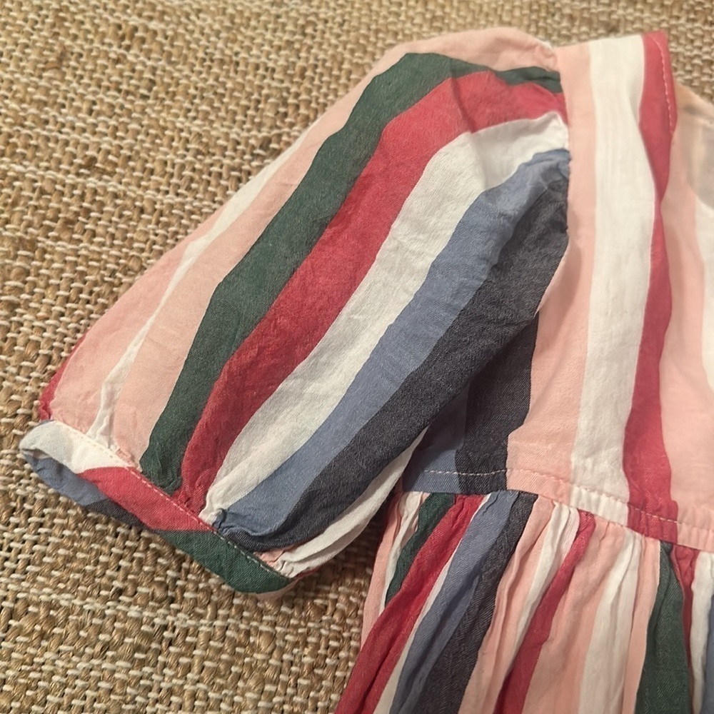Pink Chicken Maribelle Dress Holiday Stripe Size 2T - Picture 5 of 9